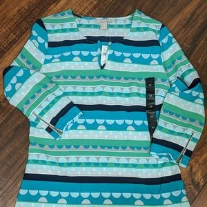 Banana Republic Striped Print Blouse